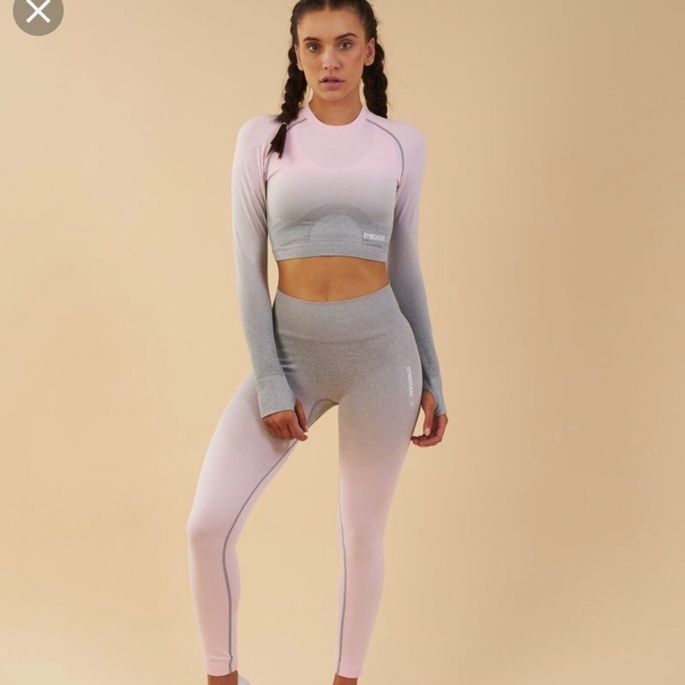 GYM SHARK SET 💫 ombré seamless